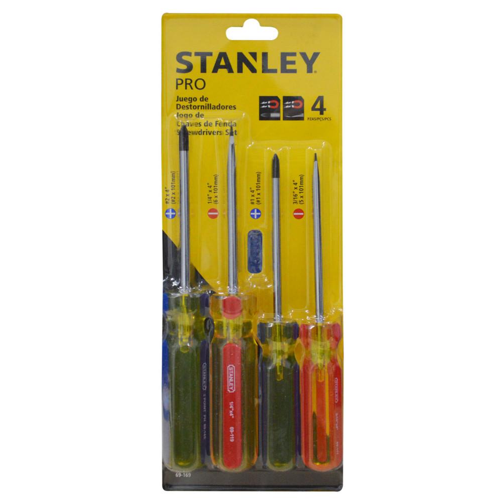 Destornillador Stanley Pro X 4 Juego 69169Stht69169