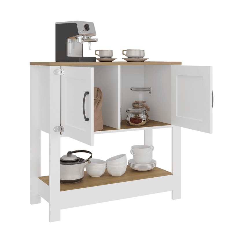 Estación De Café Latte 88X89X36 Rta Blanco Mqz