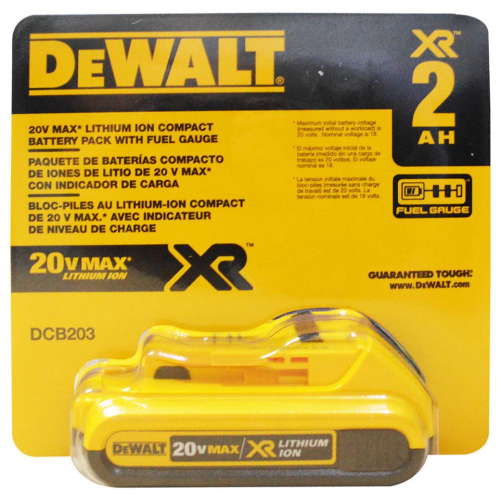 Bateria Dewalt De Ion De Litio 20V 2Ah  Dcb203