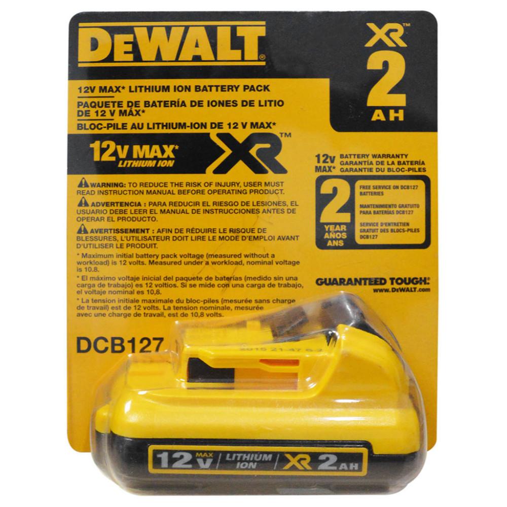 Bateria Dewalt De Ion De Litio 12V  2Ah Dcb127