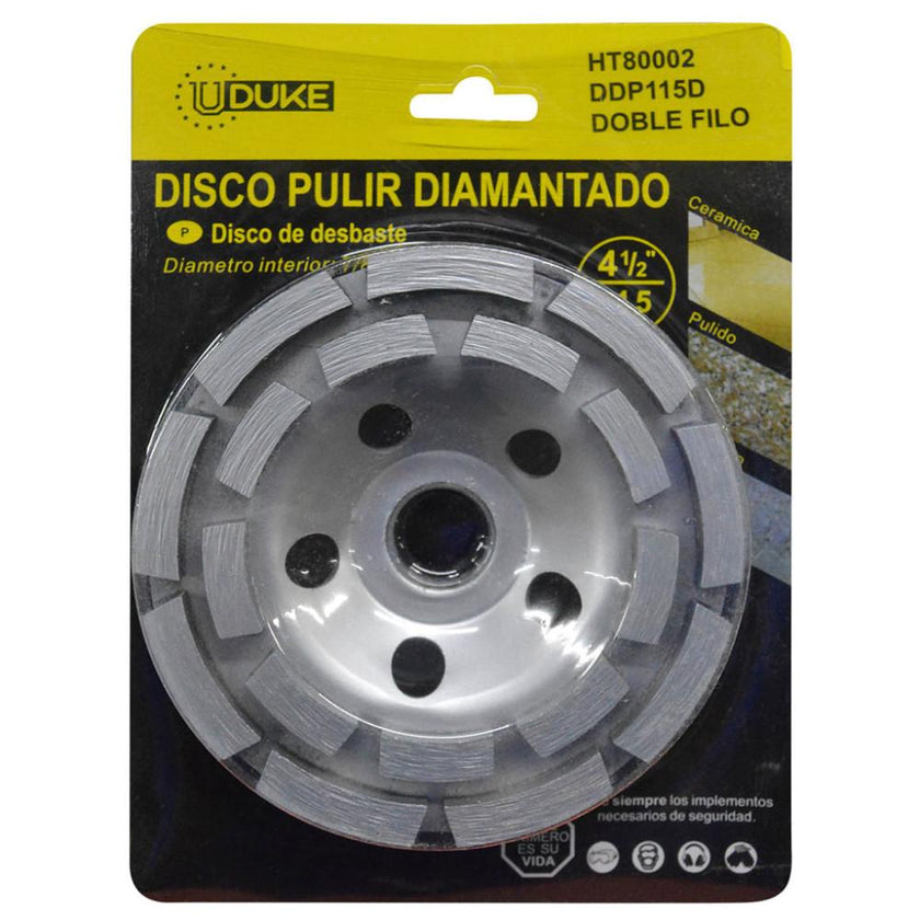 Disco Pulir Piedra Diamantado Segmentado Doble Filo Uduke 4 12 Ddp115D Ht80002