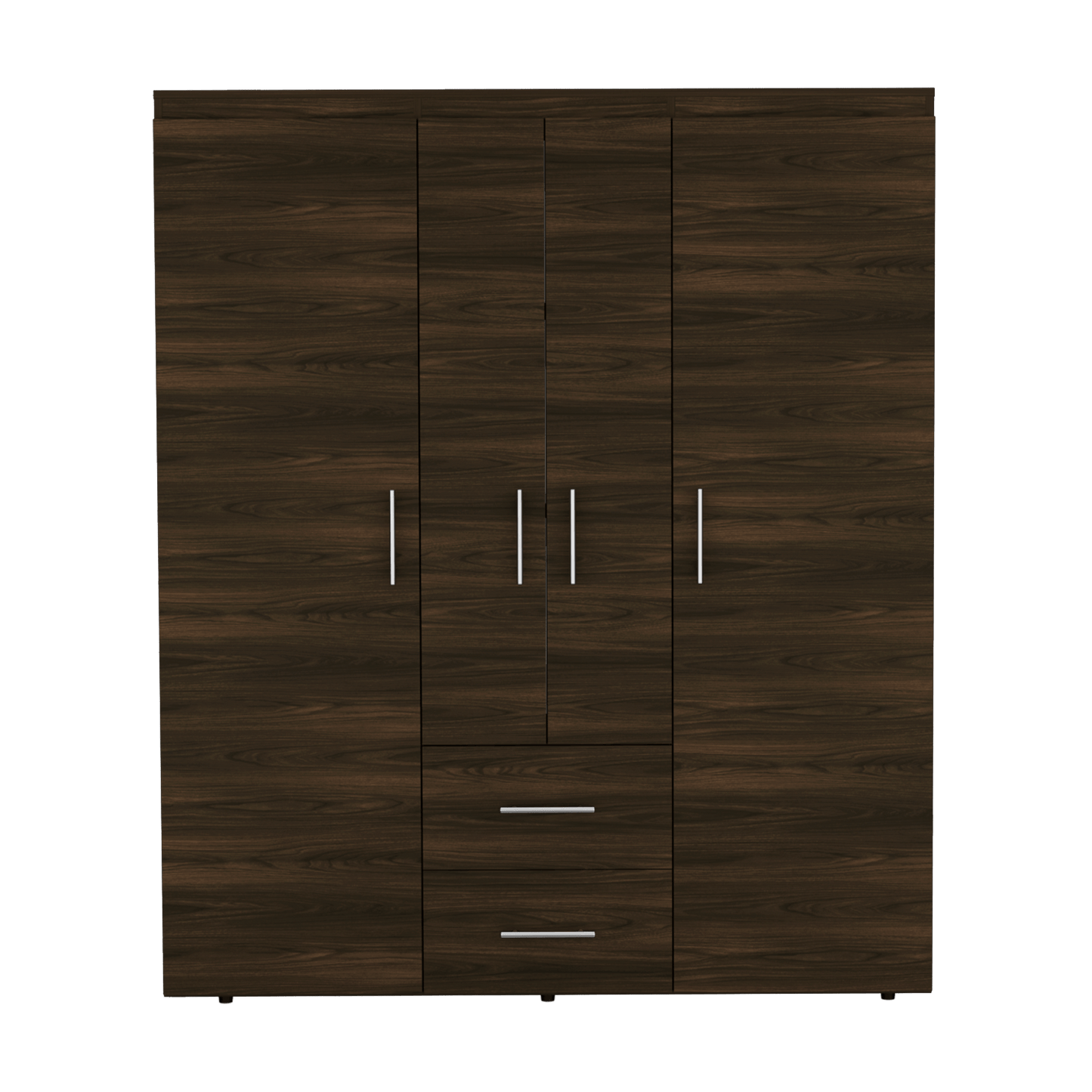 Closet Bariloche Eco 150 177X150X50 Rta Nogal Europeo