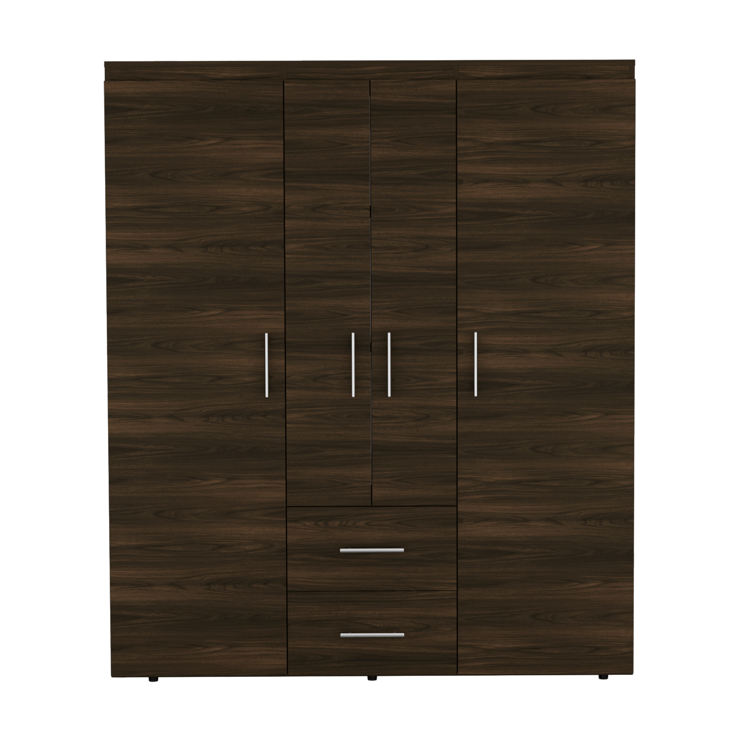 Closet Bariloche Eco 150 177X150X50 Rta Nogal Europeo