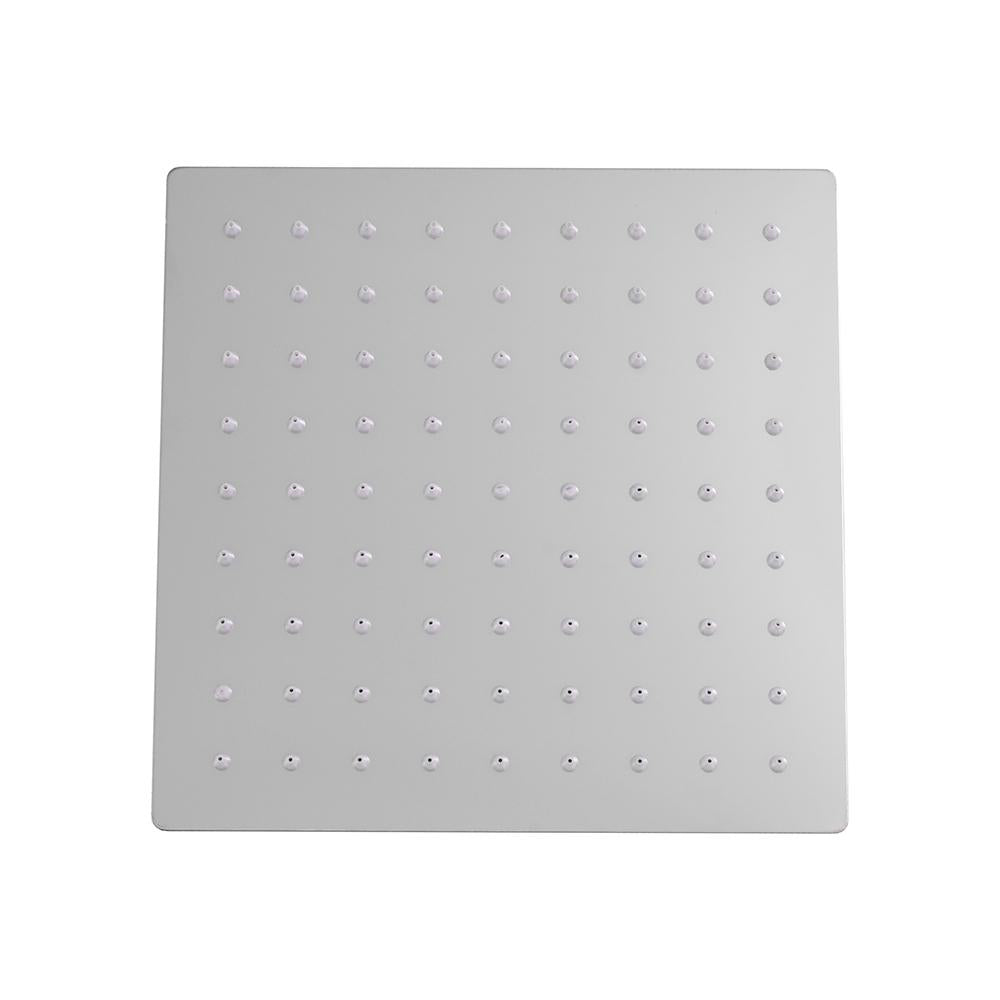 Ducha Regadera Uduke Cromada Acero Inoxidable 8 Cuadrada  Ht80140