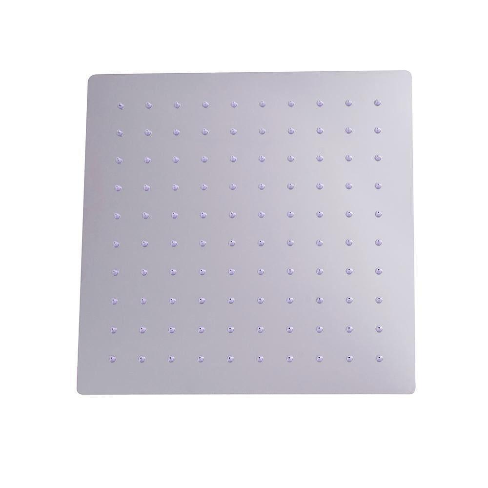 Ducha Regadera Uduke Cromada Acero Inoxidable 10 Cuadrada  Ht80147