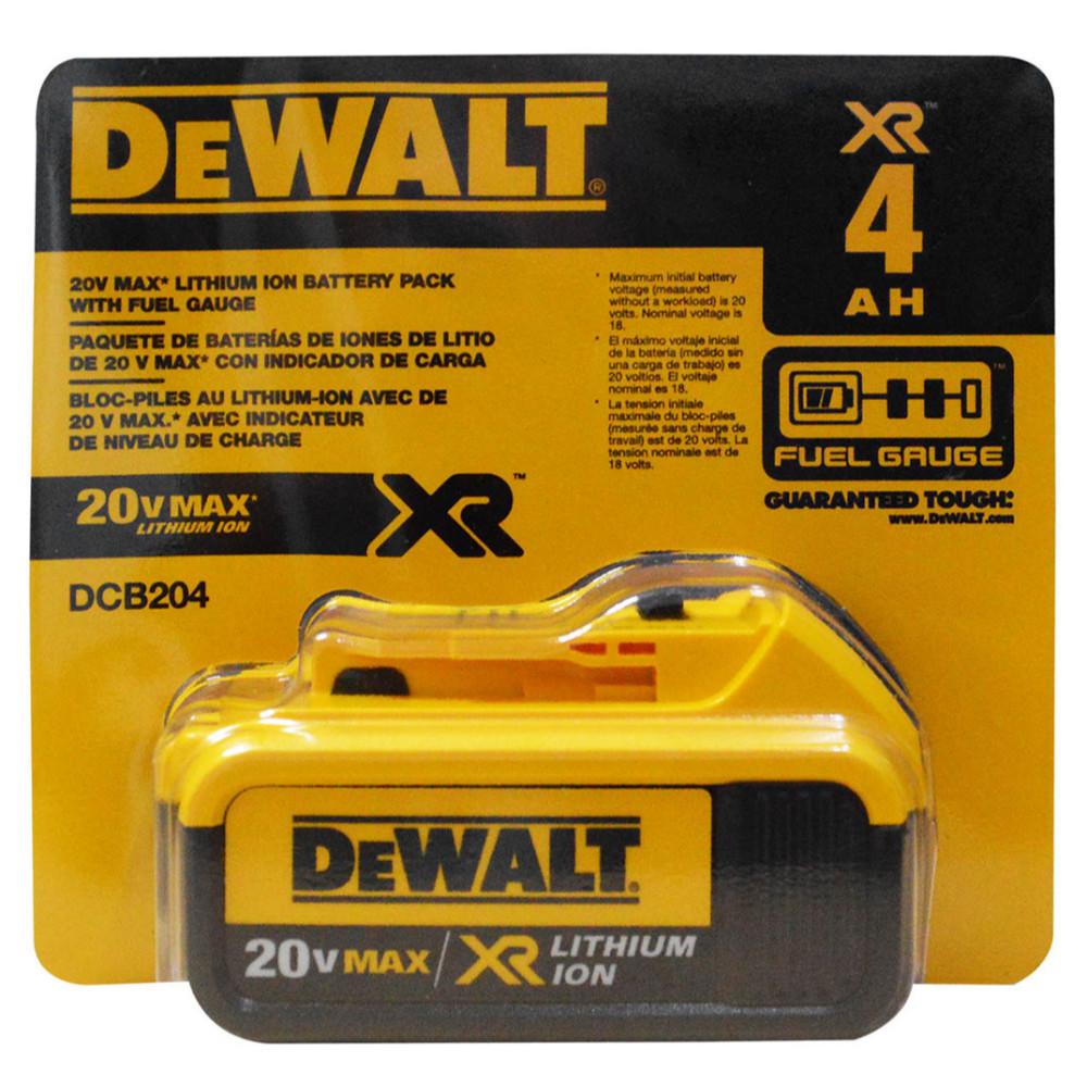 Bateria Dewalt De Ion De Litio 20V  4Ah Dcb204