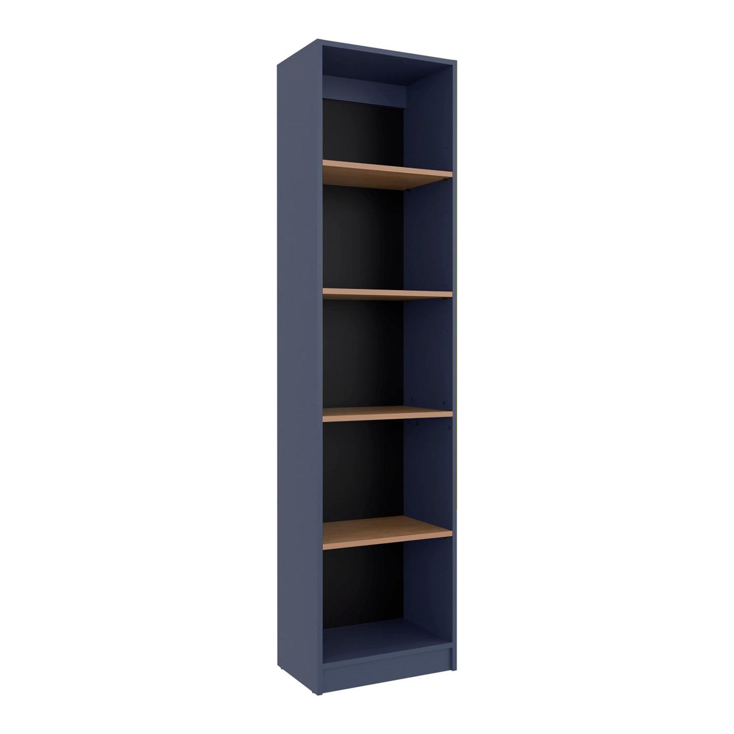 Biblioteca Home Xs 5 Espacios 180X45X29 Rta Azul Fresno Zf