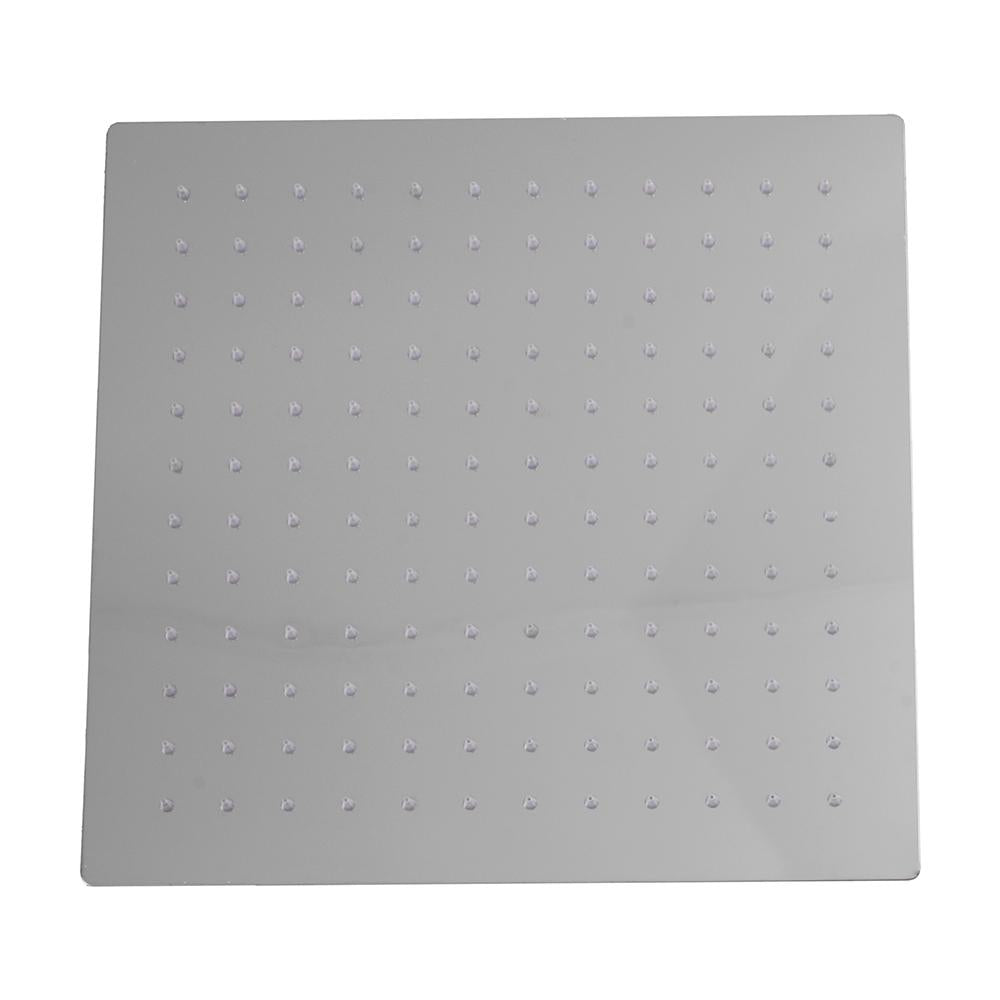 Ducha Regadera Uduke Cromada Acero Inoxidable 12 Cuadrada Ht80290