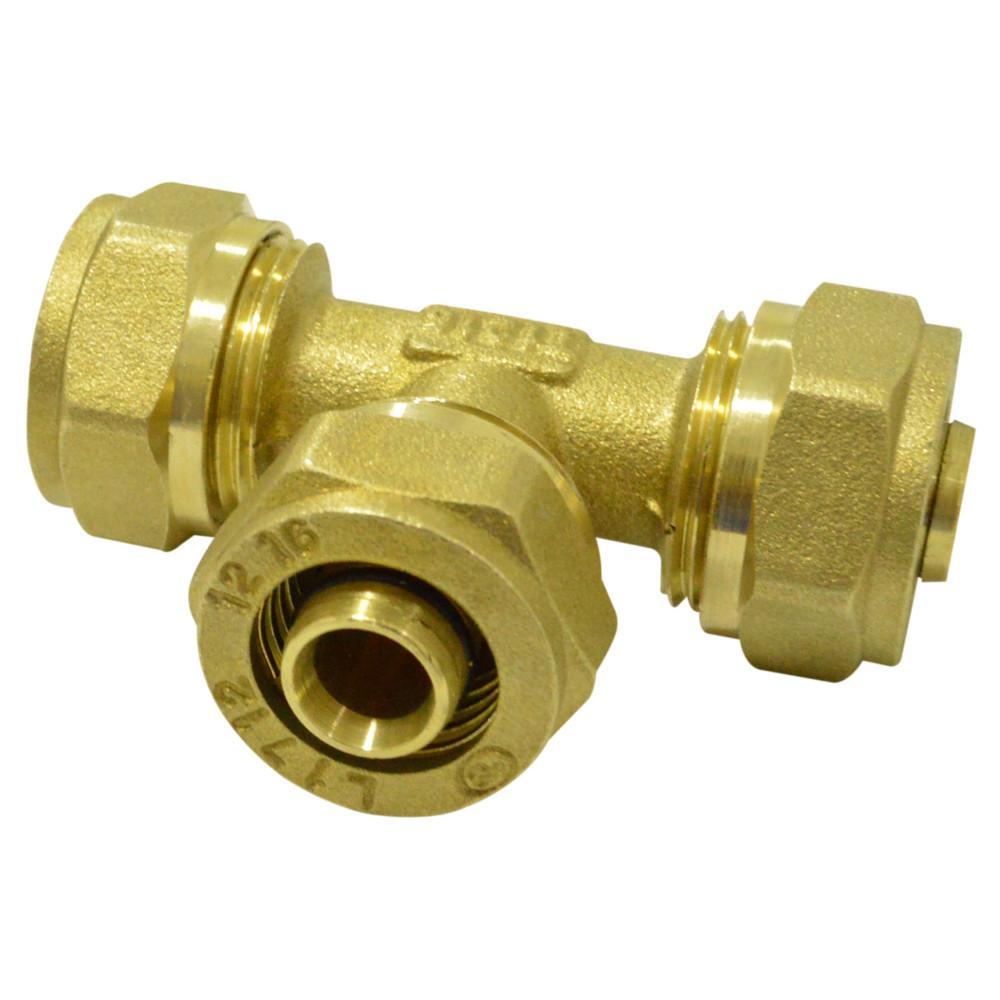 Tee  Pealpe De 12 En Laton Tc109N Certificado Tc753005