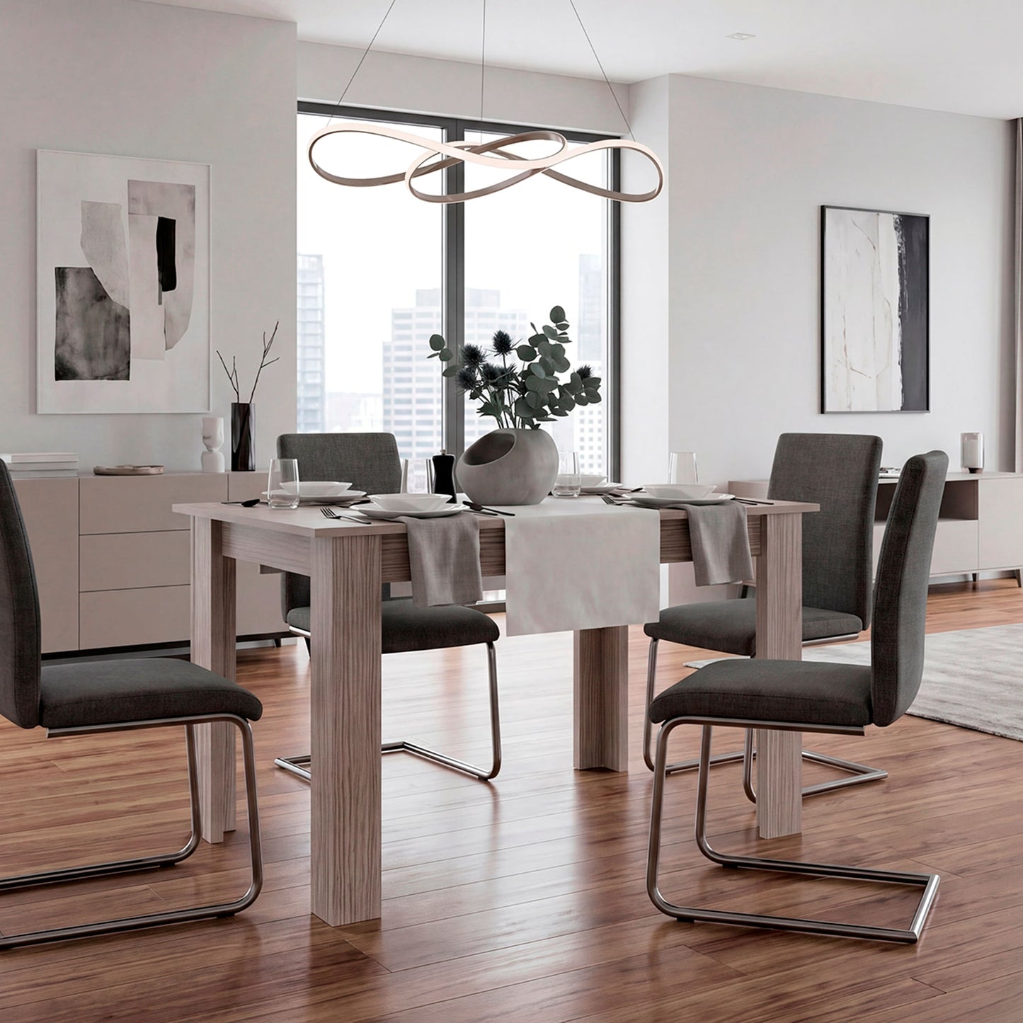 Mesa Comedor Portofino 75X120X88 Rta Positano