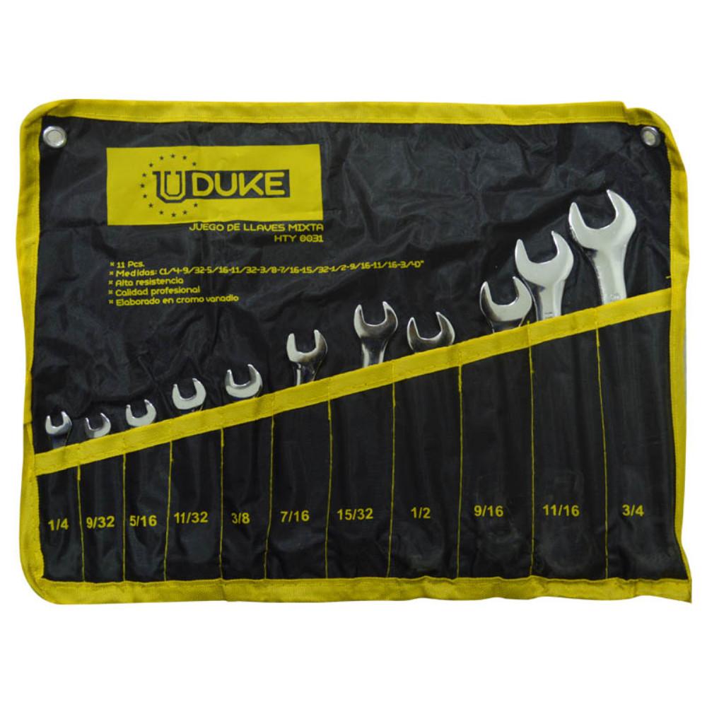 Llave Mixta Juego X 11 Pcs 1434 Crv Uduke Hty0031
