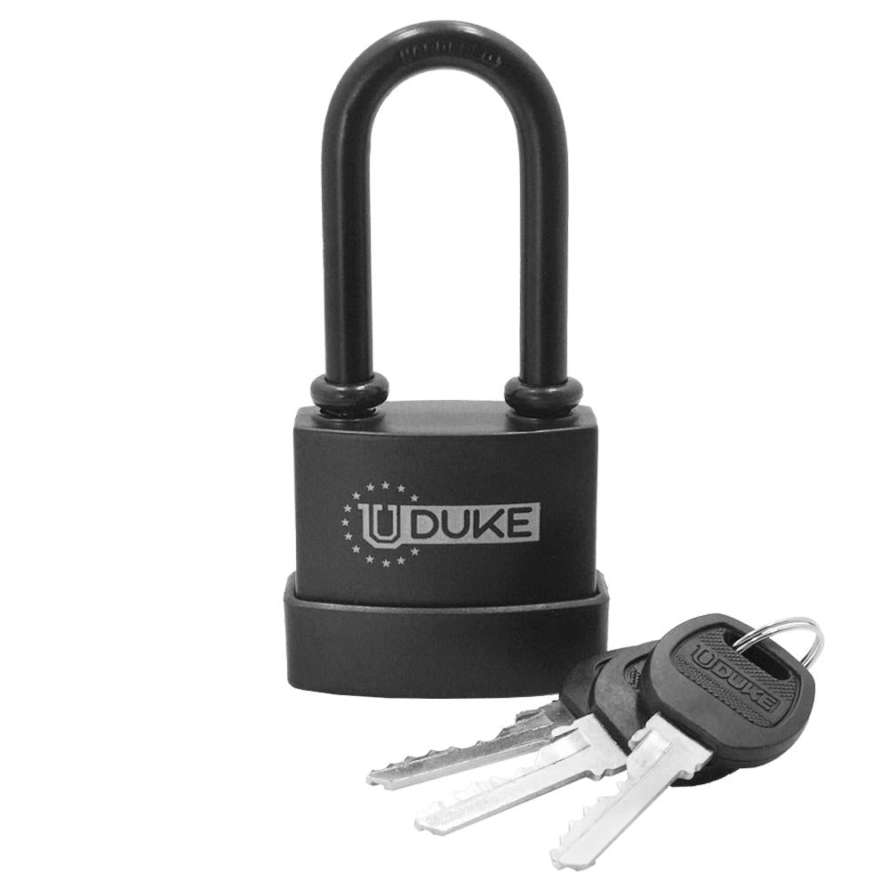 Candado Intemperie Arco Largo 55 Mm Negro Uduke Ht90181
