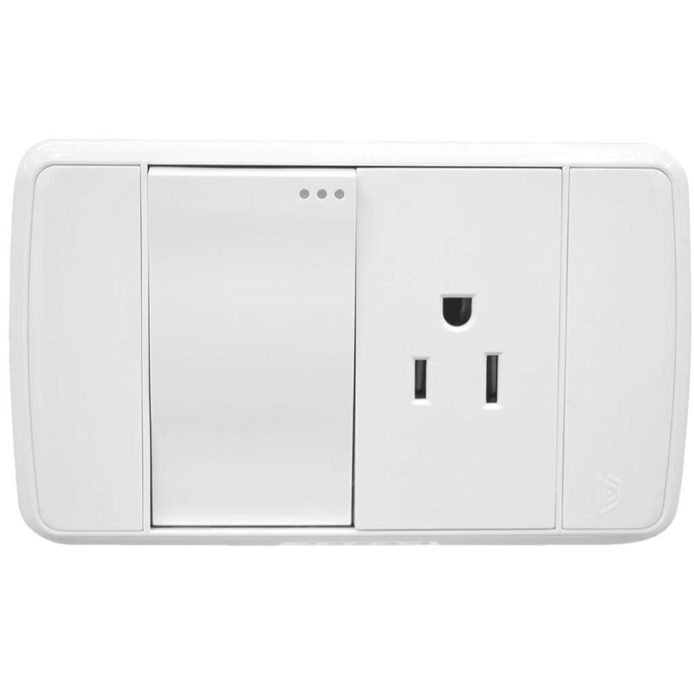 Linea Futura Blanca Incrustar Toma Swiche  Duke Energy V16018