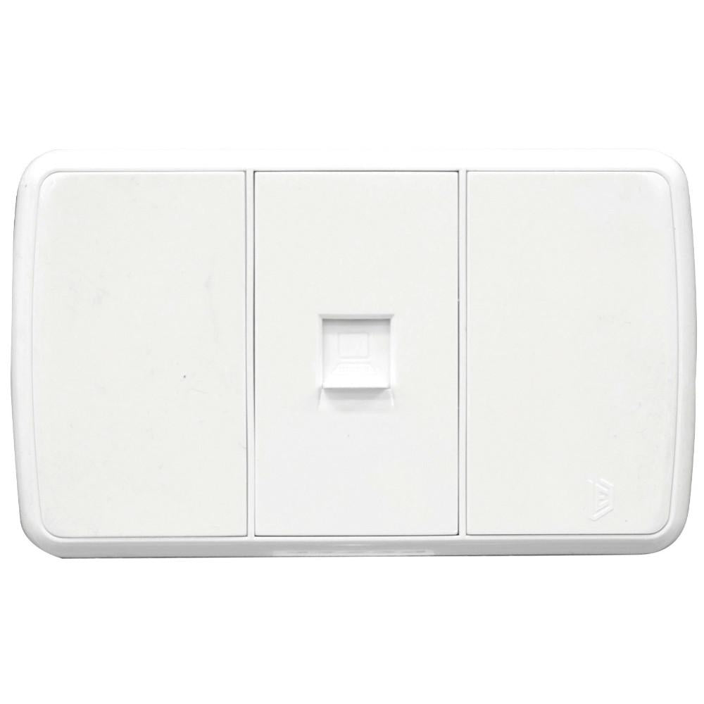 Linea Futura Blanca Incrustar Toma Lan Internet Duke Energy V16035