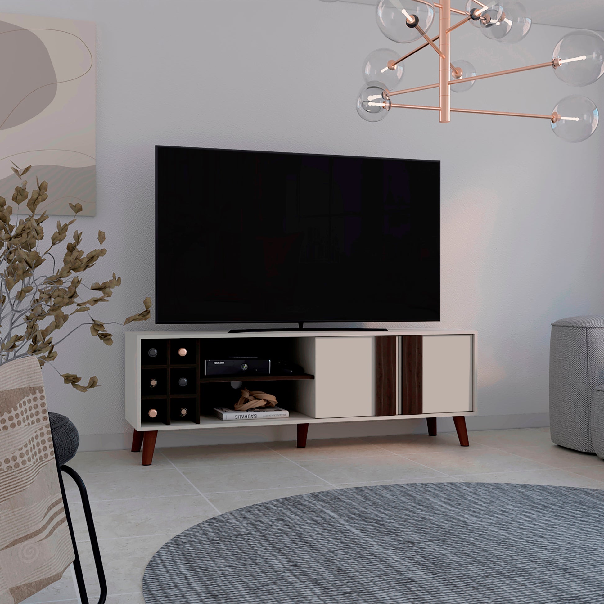 Rack Para Tv 65'' Lane 55X160 Rta Milan Capri