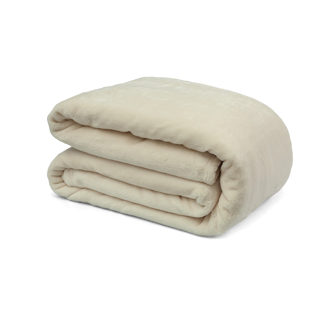 Cobija Piel De Durazno Beige Minimalista