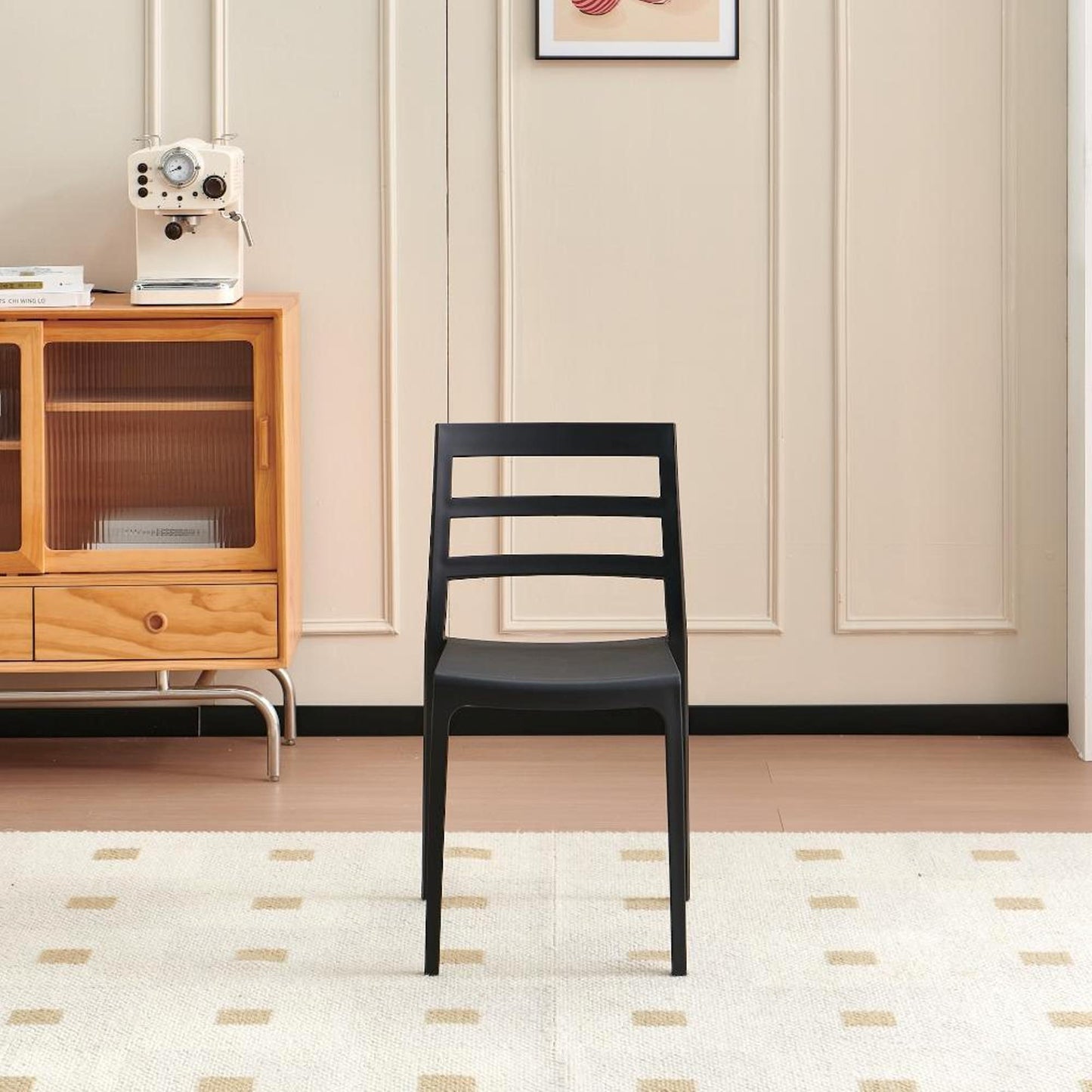 Silla New York 79X39X41 Rta Negro