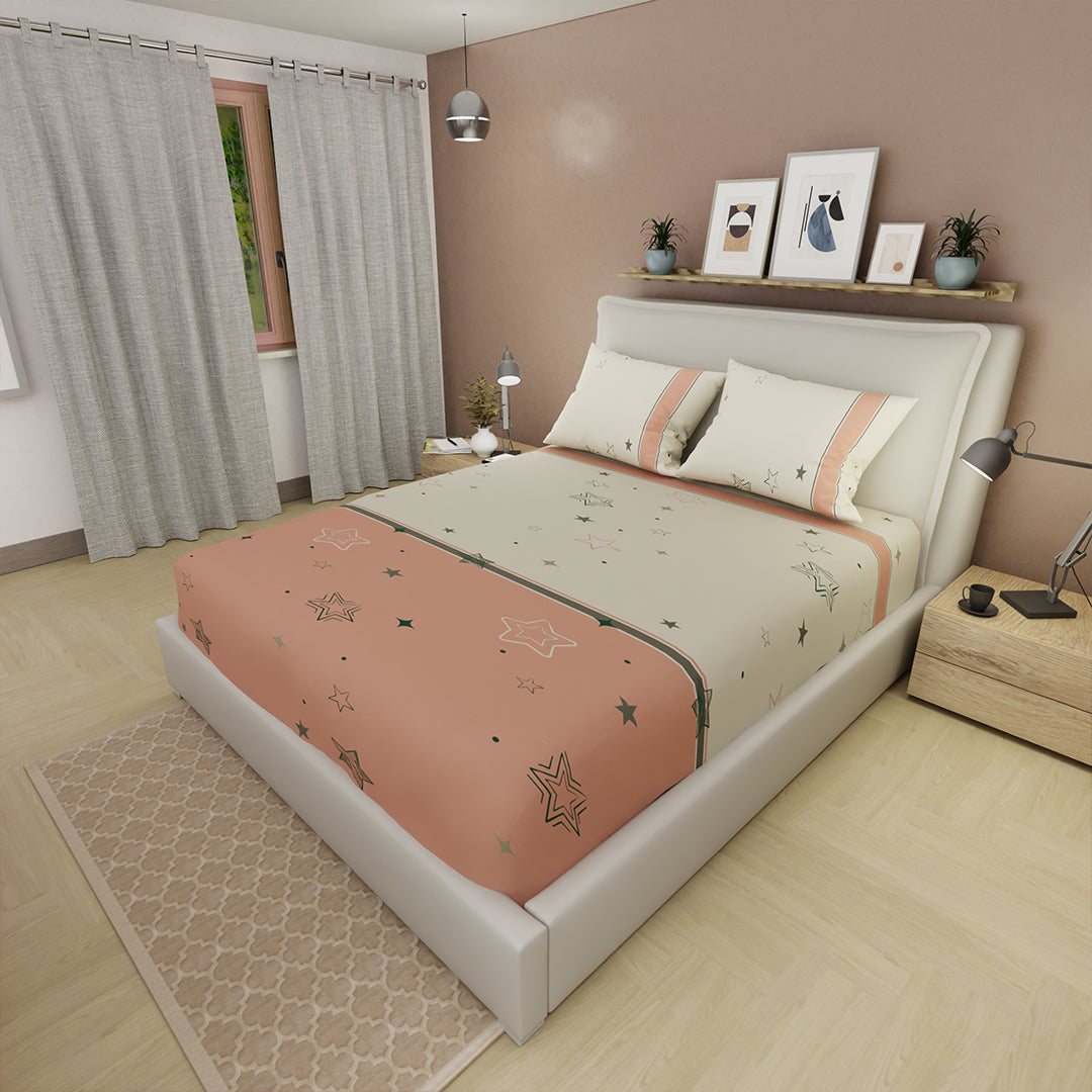 Sábana Ajustable Cosmos Maya  Beige