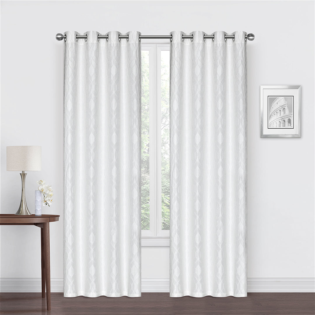 Cortinas Elemental Flujo Blanca