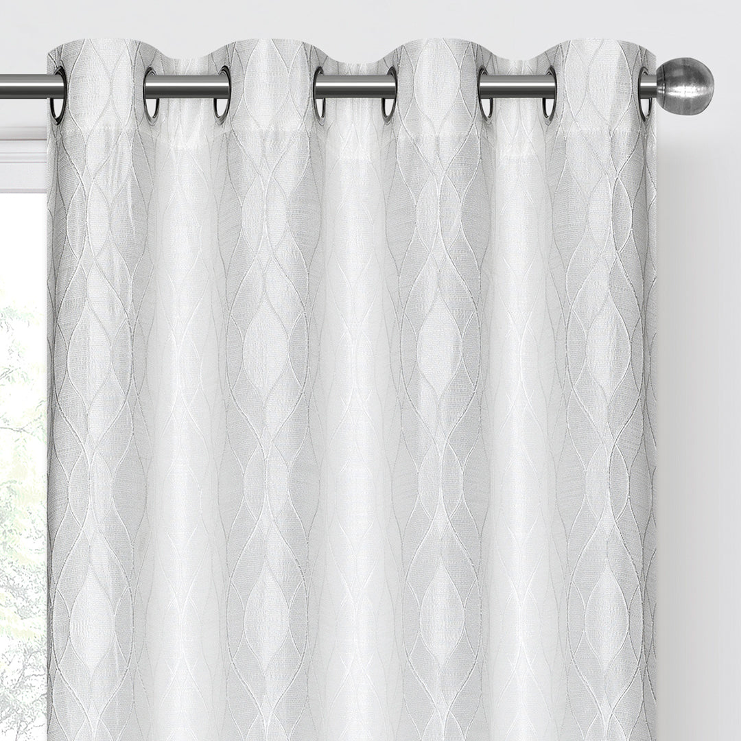 Cortinas Elemental Flujo Blanca