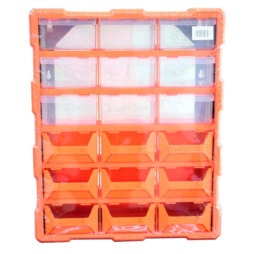 Bandeja Organizadora Y Apilable 18 Gavetas Medianas Plasticas 384716 Cmsht90303