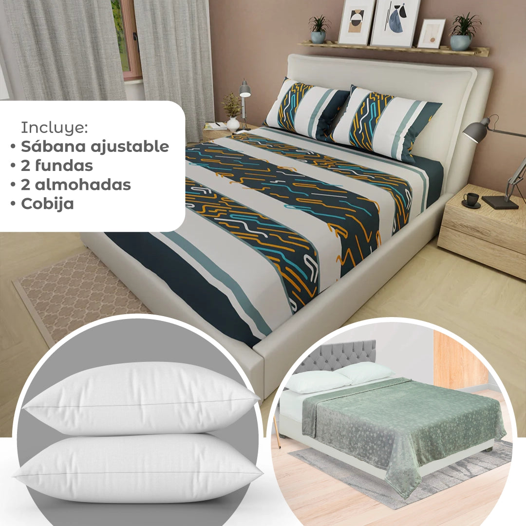 Combos Súper Confort Azul Oscuro