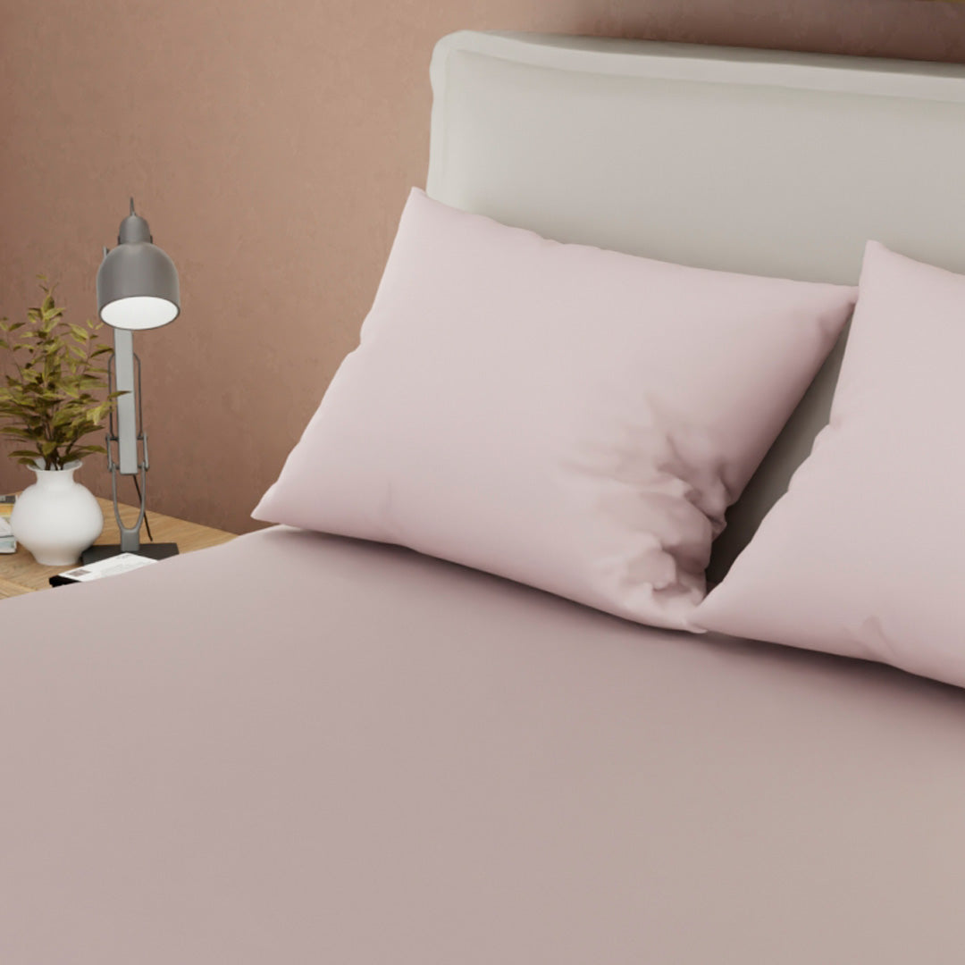 Sábana Ajustable Línea Basicos Rosa Práctica