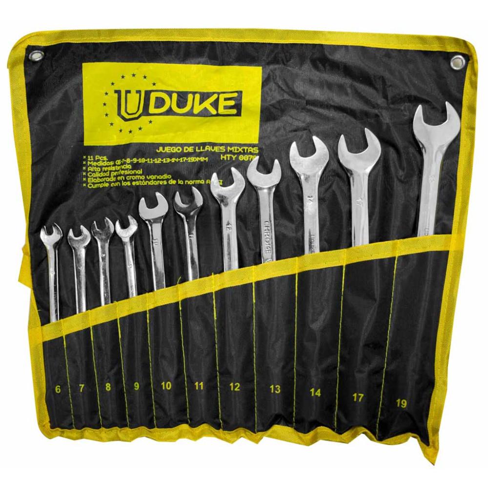 Llave Mixta Con Copa Juego X 11 619Mm Crv Uduke Hty0078