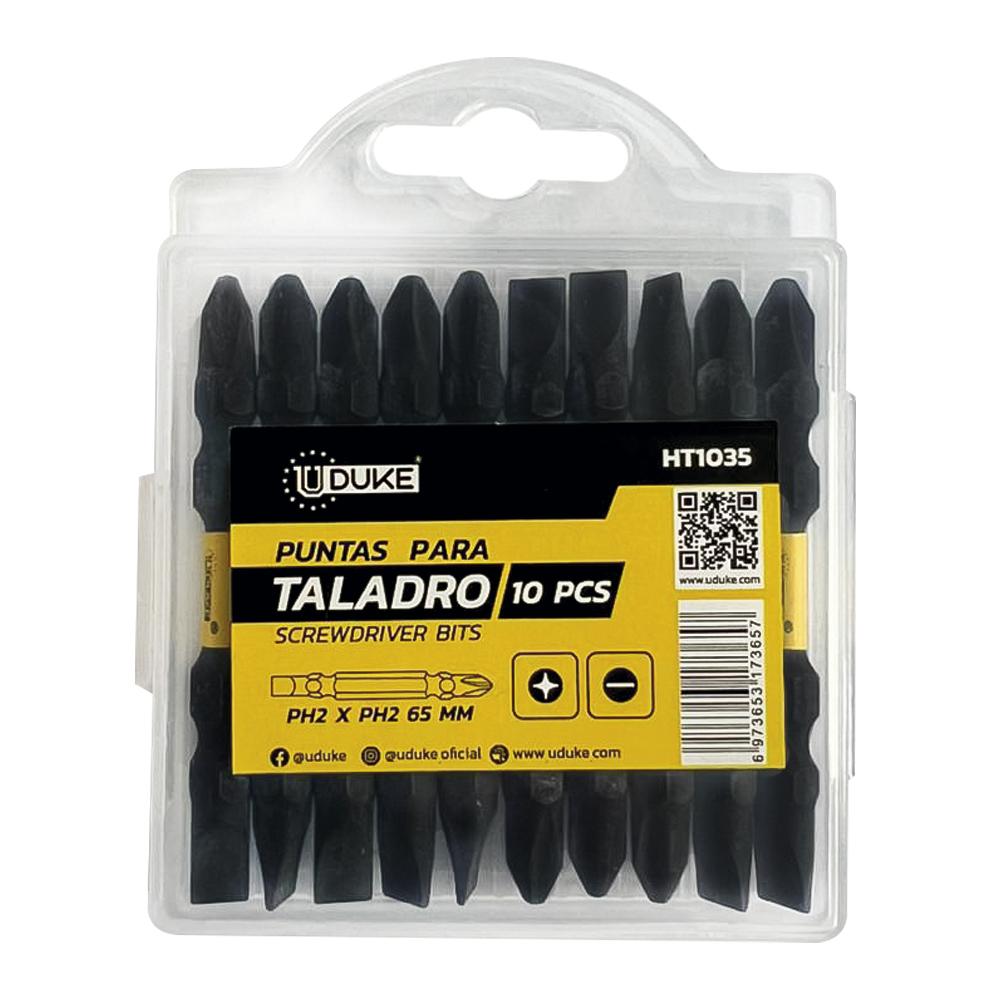 Puntas Taladro Doble X 10Pcs Pala Y Estria Uduke Ht1035