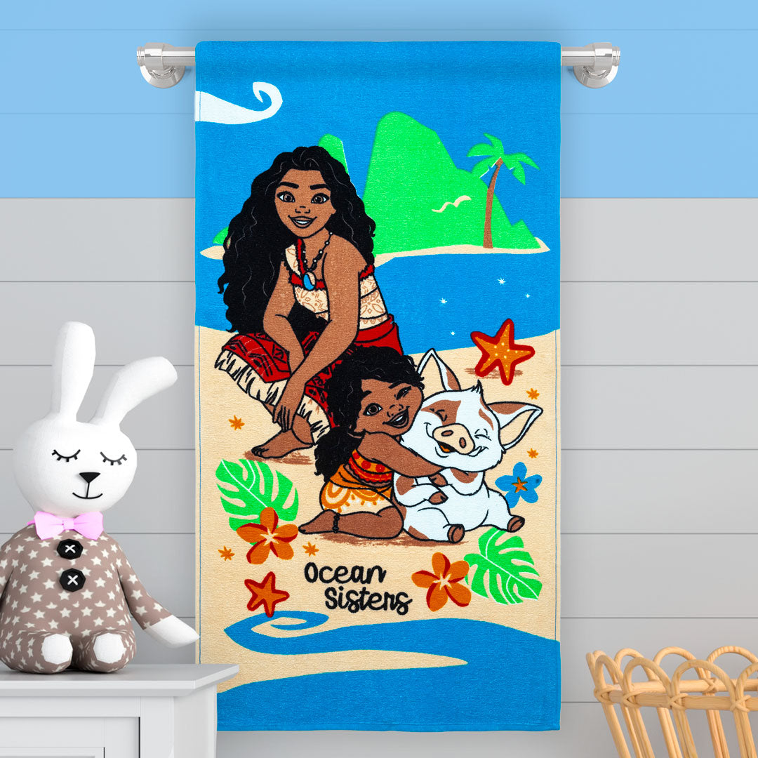 Toalla Infantil 320 Gramos Moana Ocean Sisters