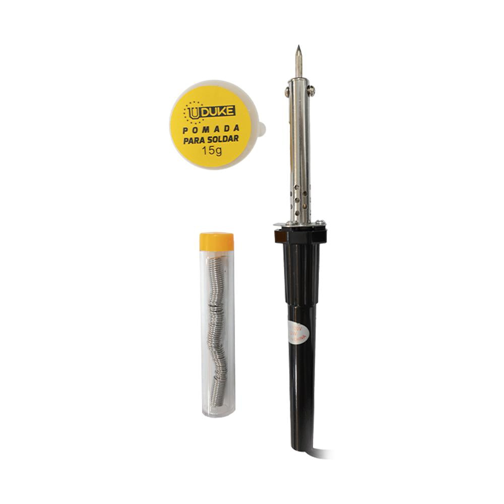 Cautin Pasta 30W Con Repuesto Uduke Pomada  Estano Ht1109