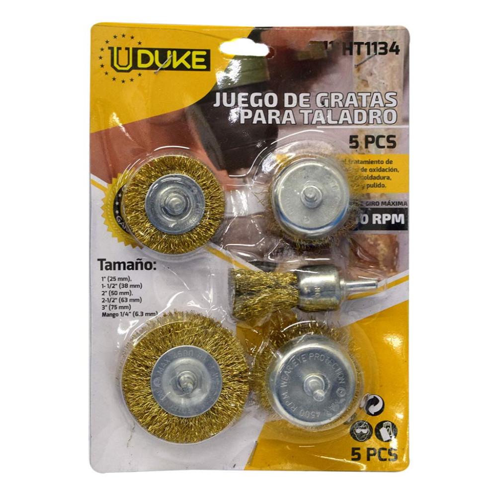 Grata Taladro Cespigo X 5Pcs Uduke Ht1134