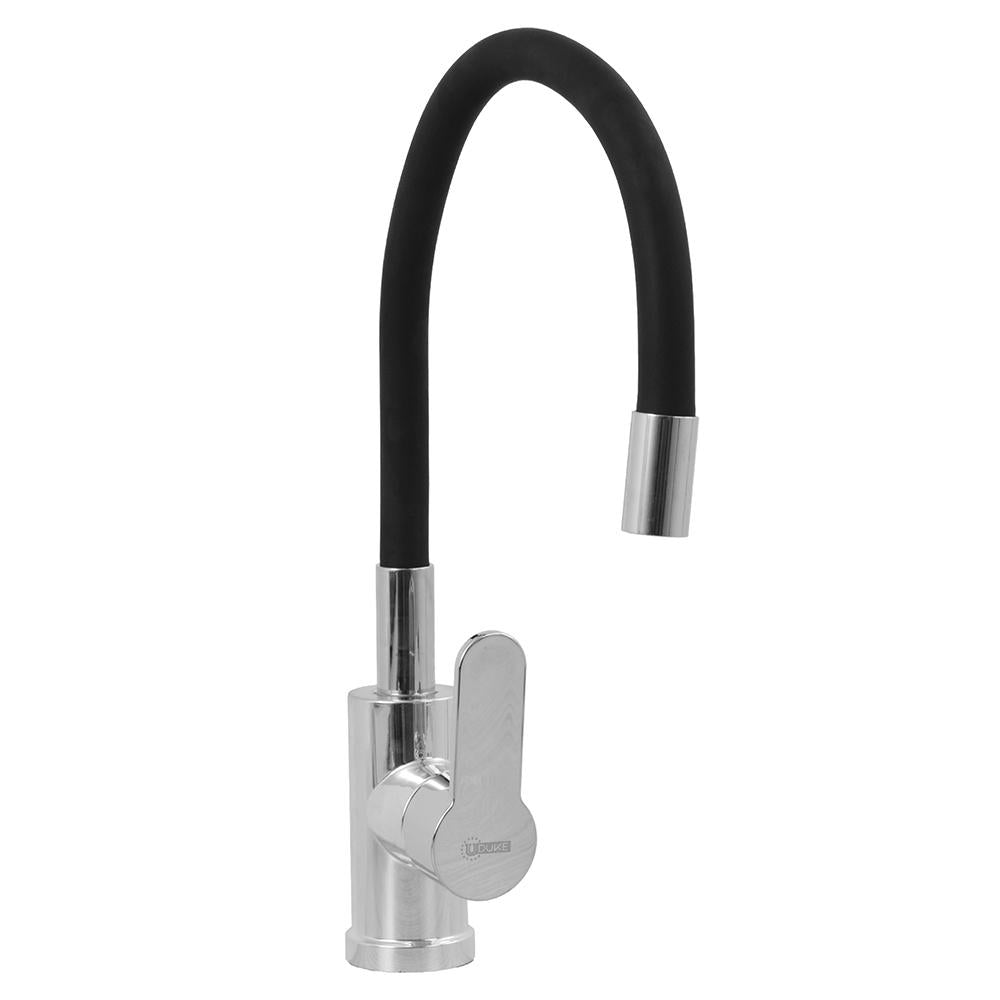 Mezclador Lavaplatos Flexible Monocontrol Uduke Base Redonda Ht1195
