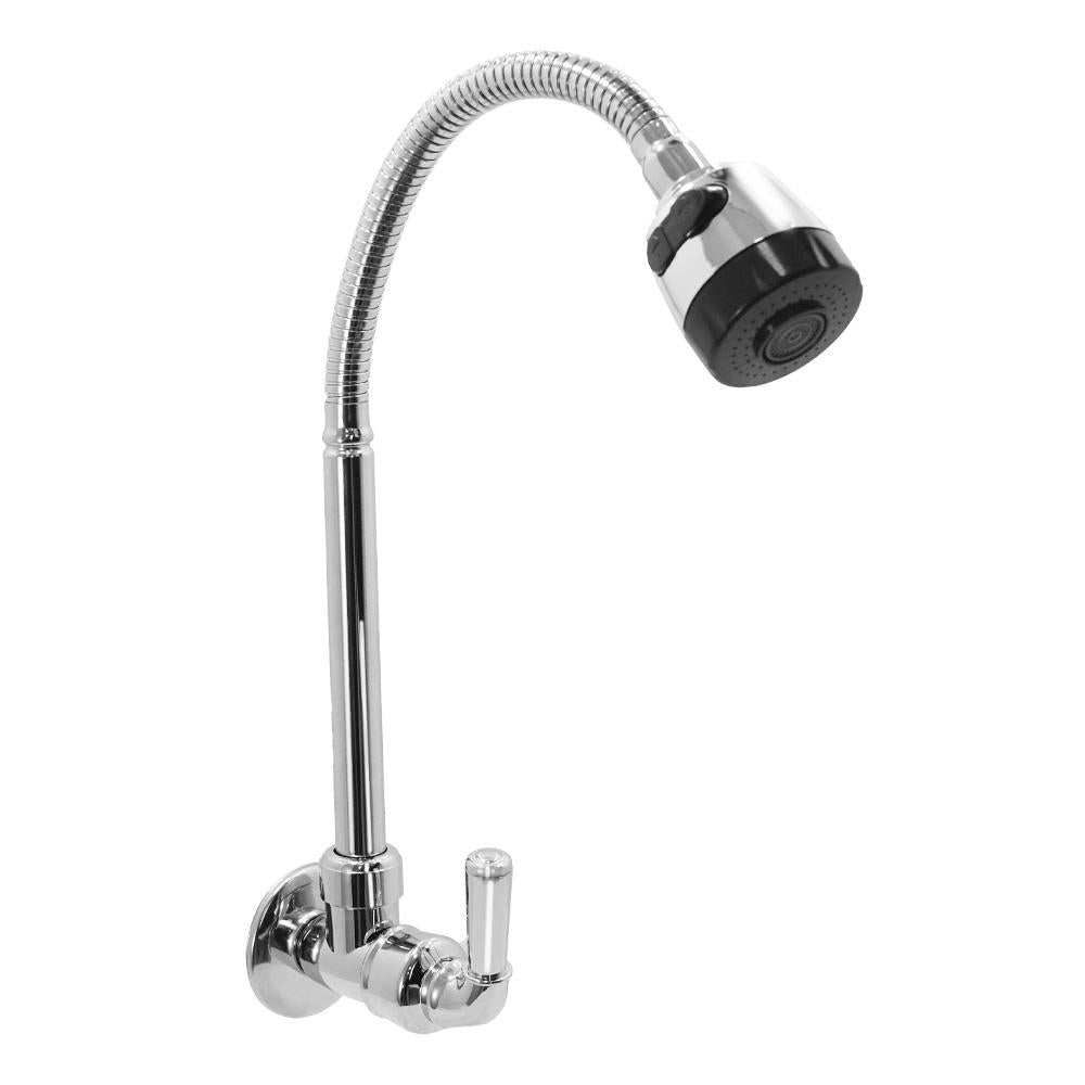 Llave Cuello Ganso Pared Flexible Aleta Uduke Ht1197
