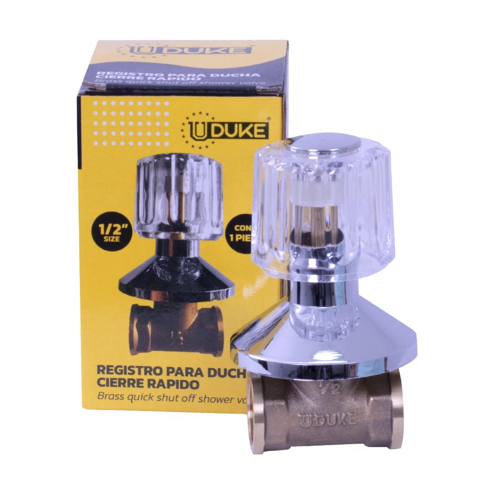 Registro Ducha 12 Pomo Cierre Rapido Uduke Ht1227