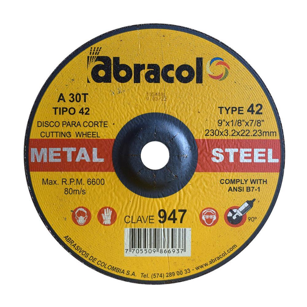 Disco Abracol Cm 9 X 18 Dt42 230X32X3175Mm Clave 947 Abd4A0030052