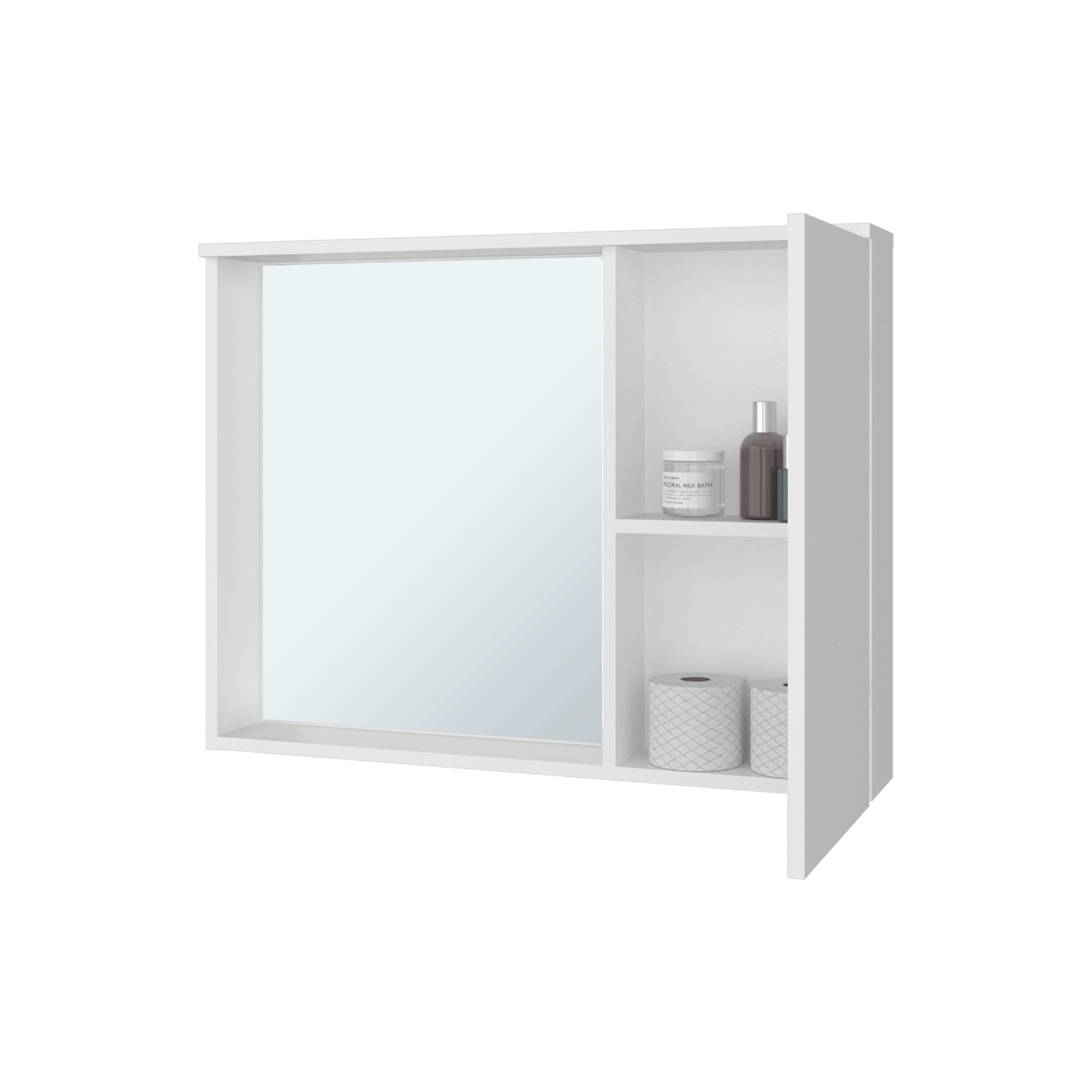 Botiquin Con Espejo Lagoa 60X79X13 Rta Kronos Zf