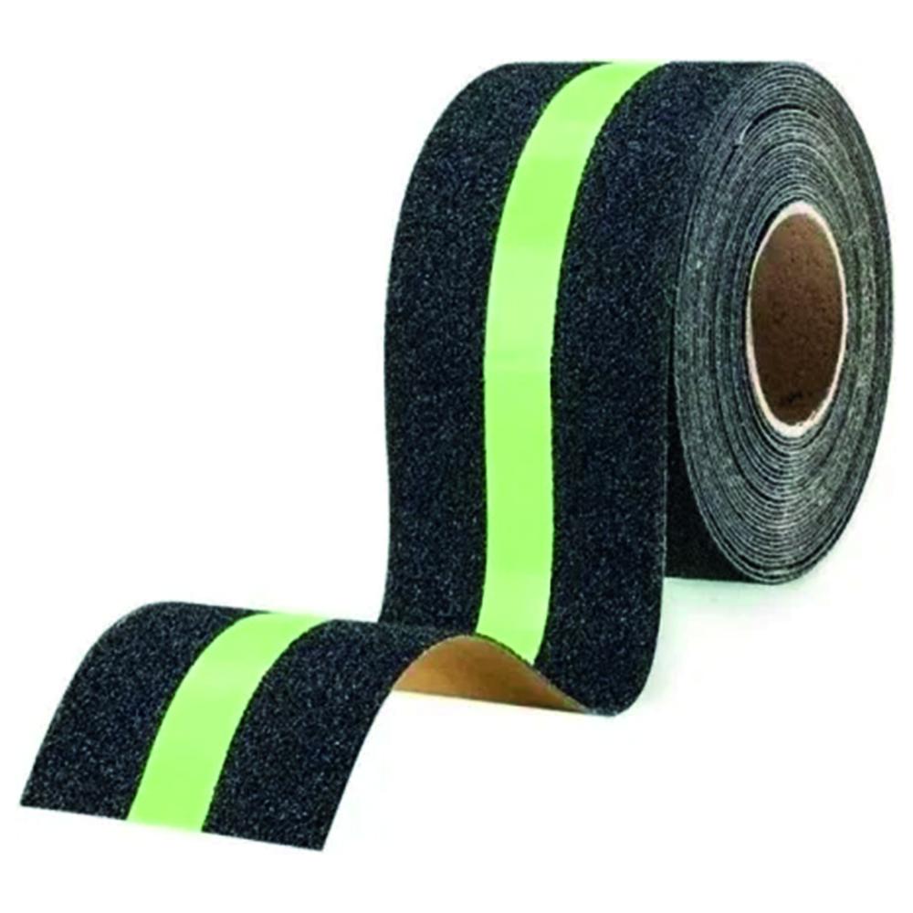 Cinta Adhesiva Antideslizante 2 X 20 Mts Reflectiva Negra Uduke Ht90376