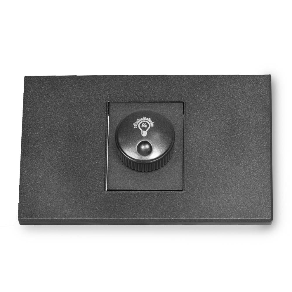 Swiche Dimerizable Luxor Negra Sin Tapa V17029