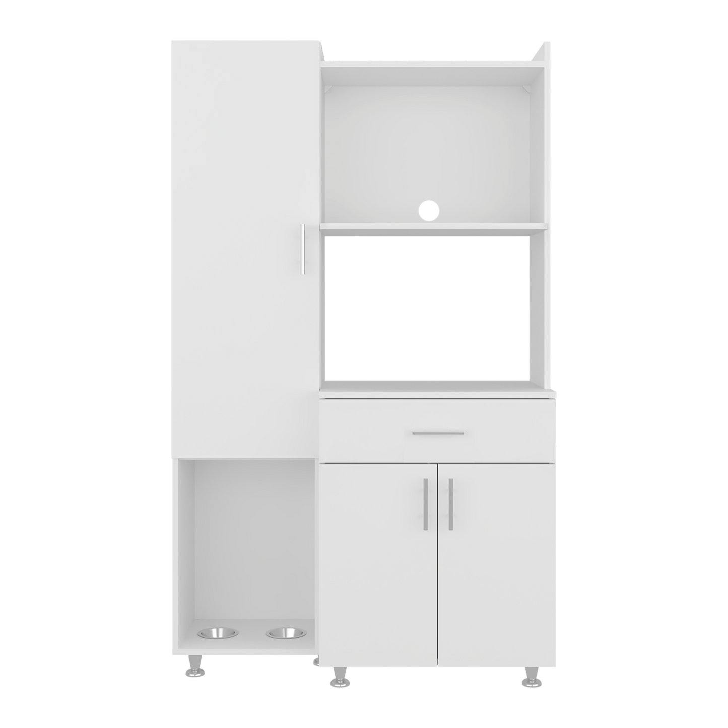 Alacena Pantress Eco 165X98X40 Rta Blanco Zf