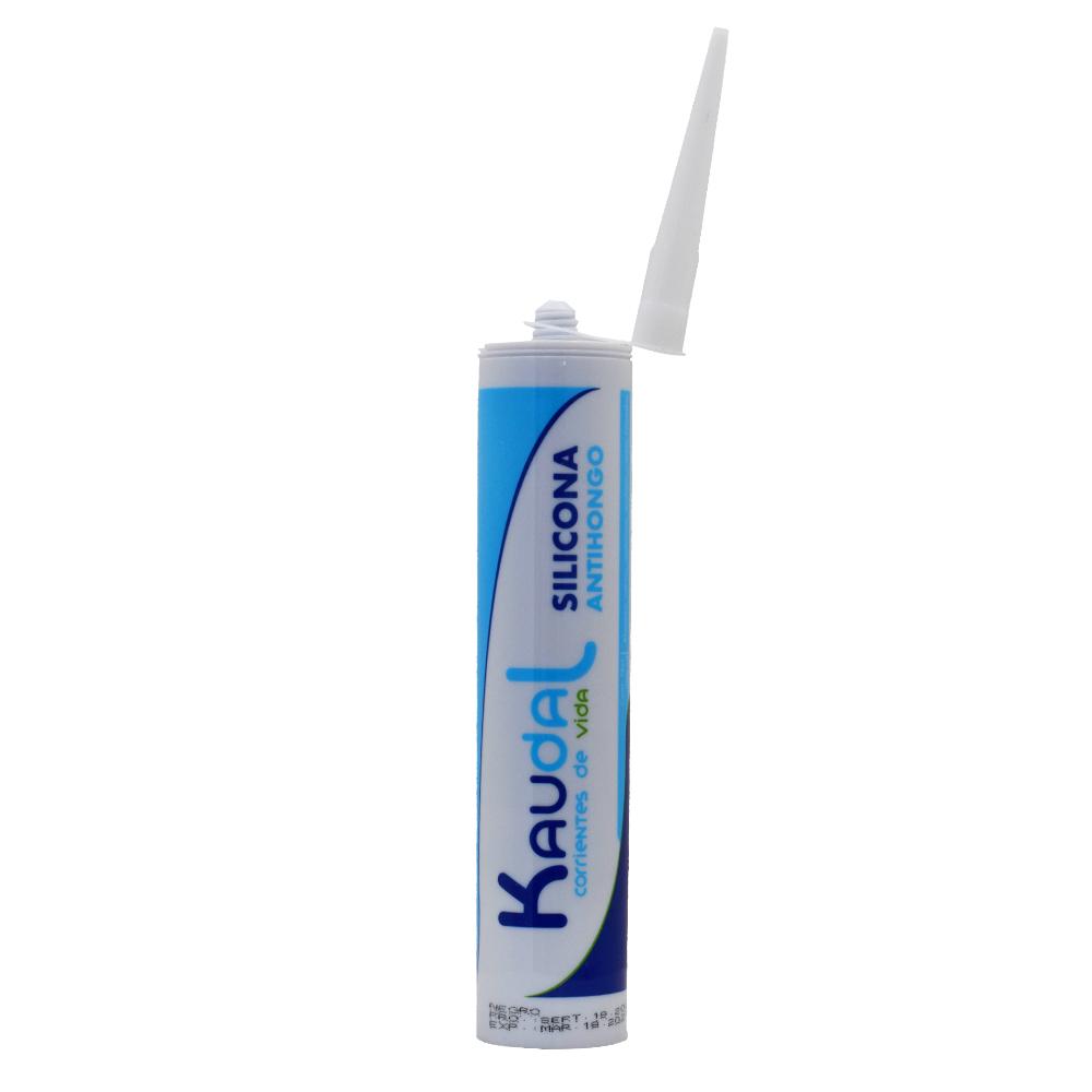 Silicona Tubo Kaudal Negra 280 Ml Con Fungicida