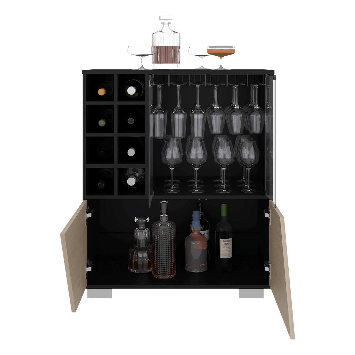 Bar Fraktal 94X78X40 Rta Wengue Cartagena Zf