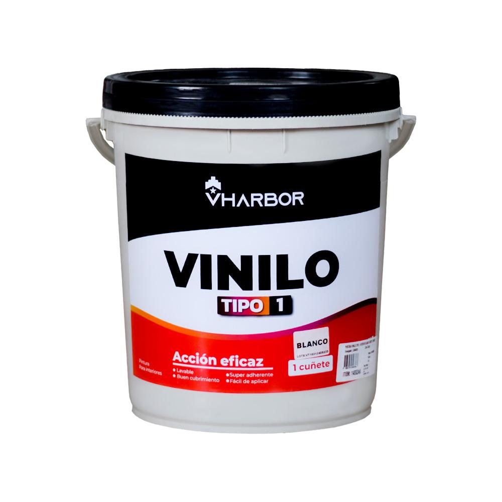 Pintura Vinilo 1 Uso Interior Blanco Cuñetevharbor