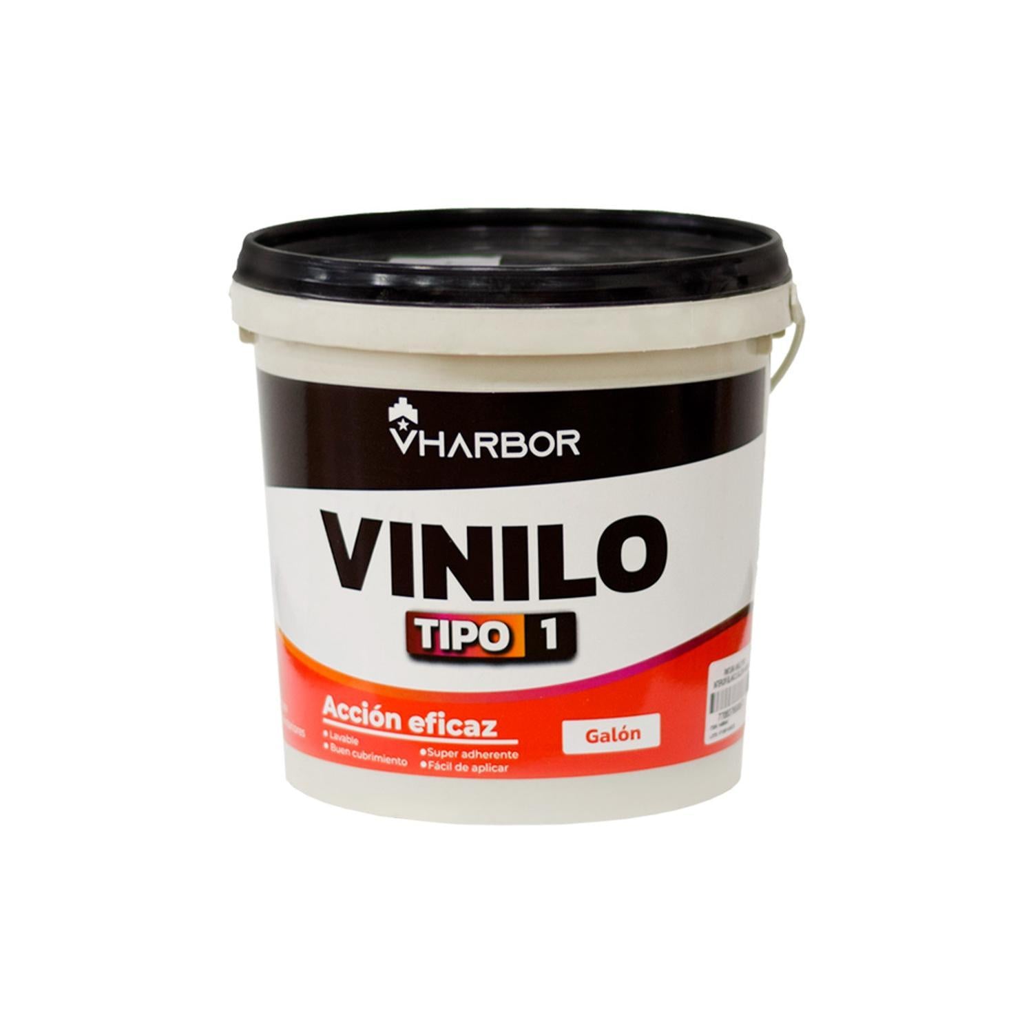 Pintura Vinilo Tipo 1 Interior Blanco Galon Vharbor