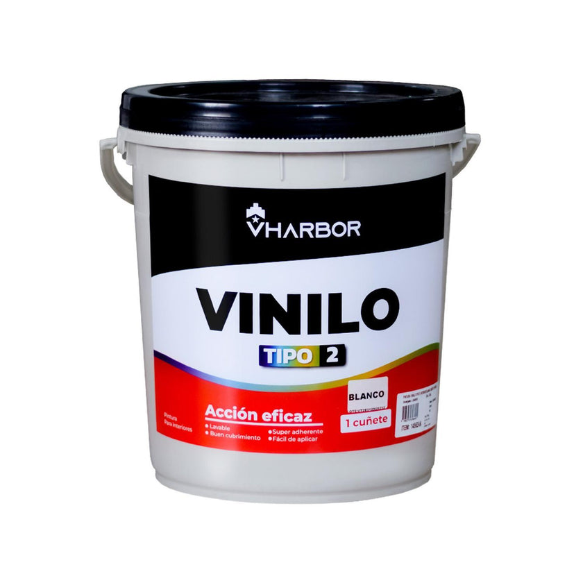 Pintura Vinilo Tipo 2 Interior Blanco Cuñetevharbor