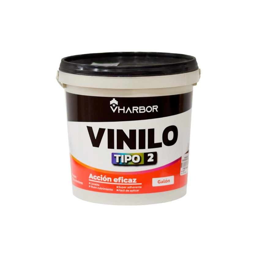 Pintura Vinilo Tipo 2 Interior Blanco Galonvharbor