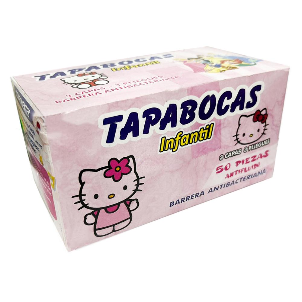Mascarilla Tapa Boca Nina Motivos Tela Quirurgica Sms Termosellado 3 Capas Caja X 50Precio X 50