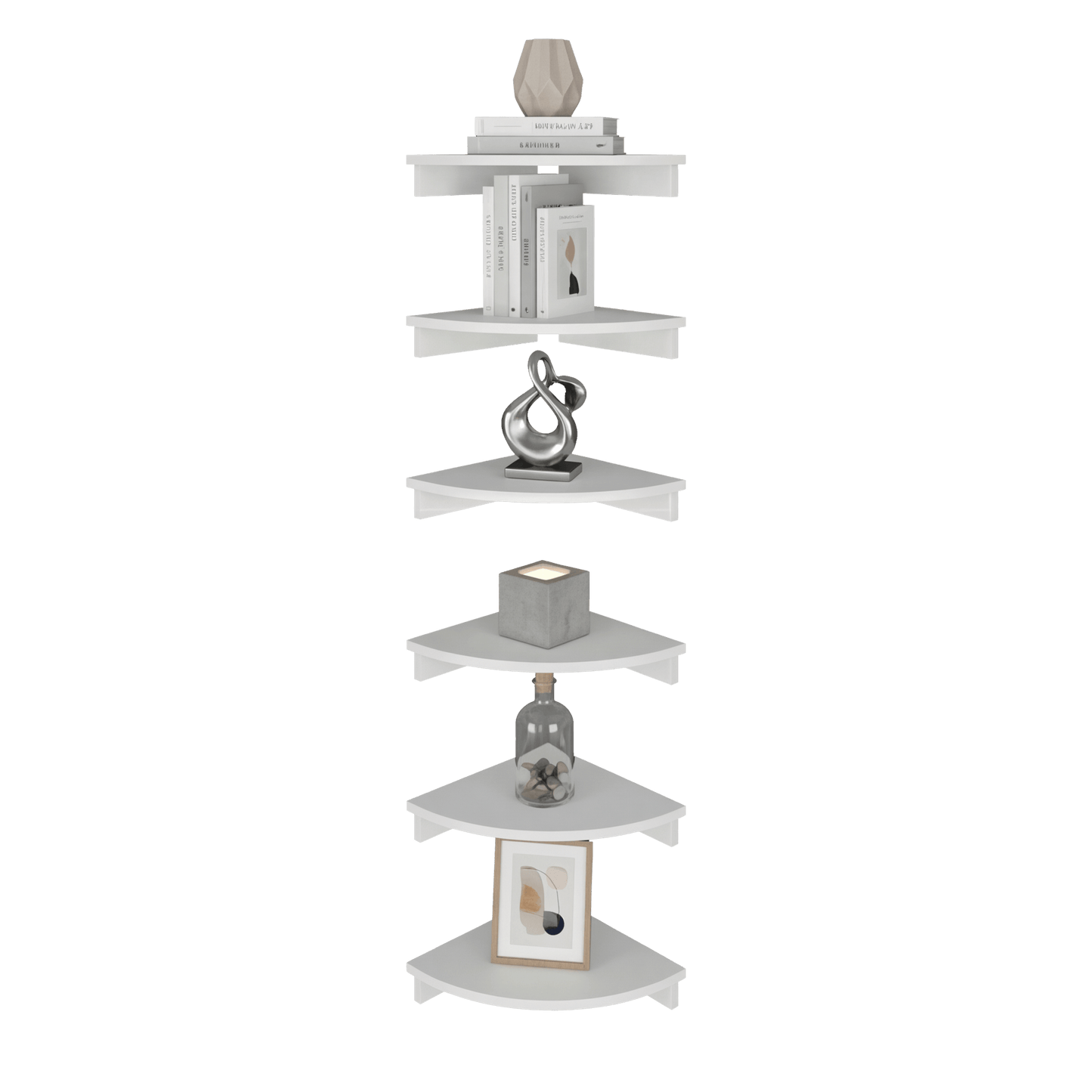 Repisa Flotante Shelf 6X30X30 Rta Blanco Zf