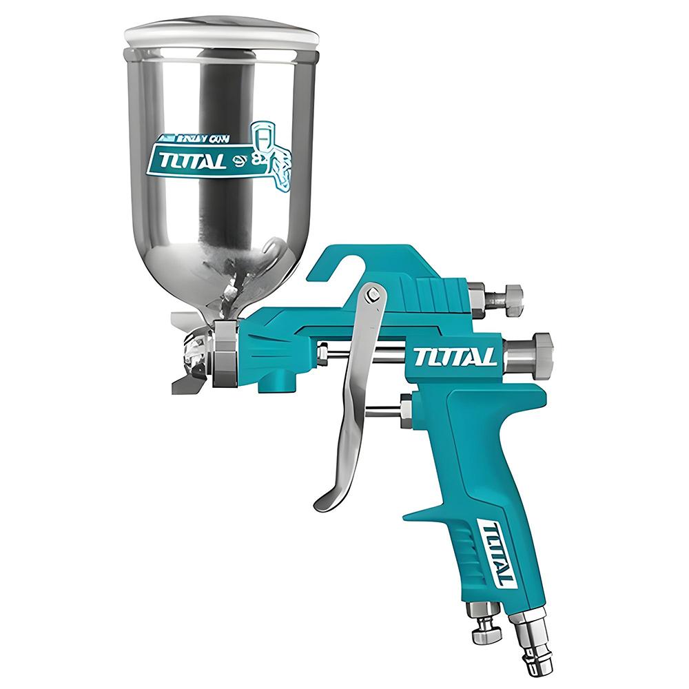 Aerografo 400Cc Vaso Aluminio Baja Presion Total Tat10402