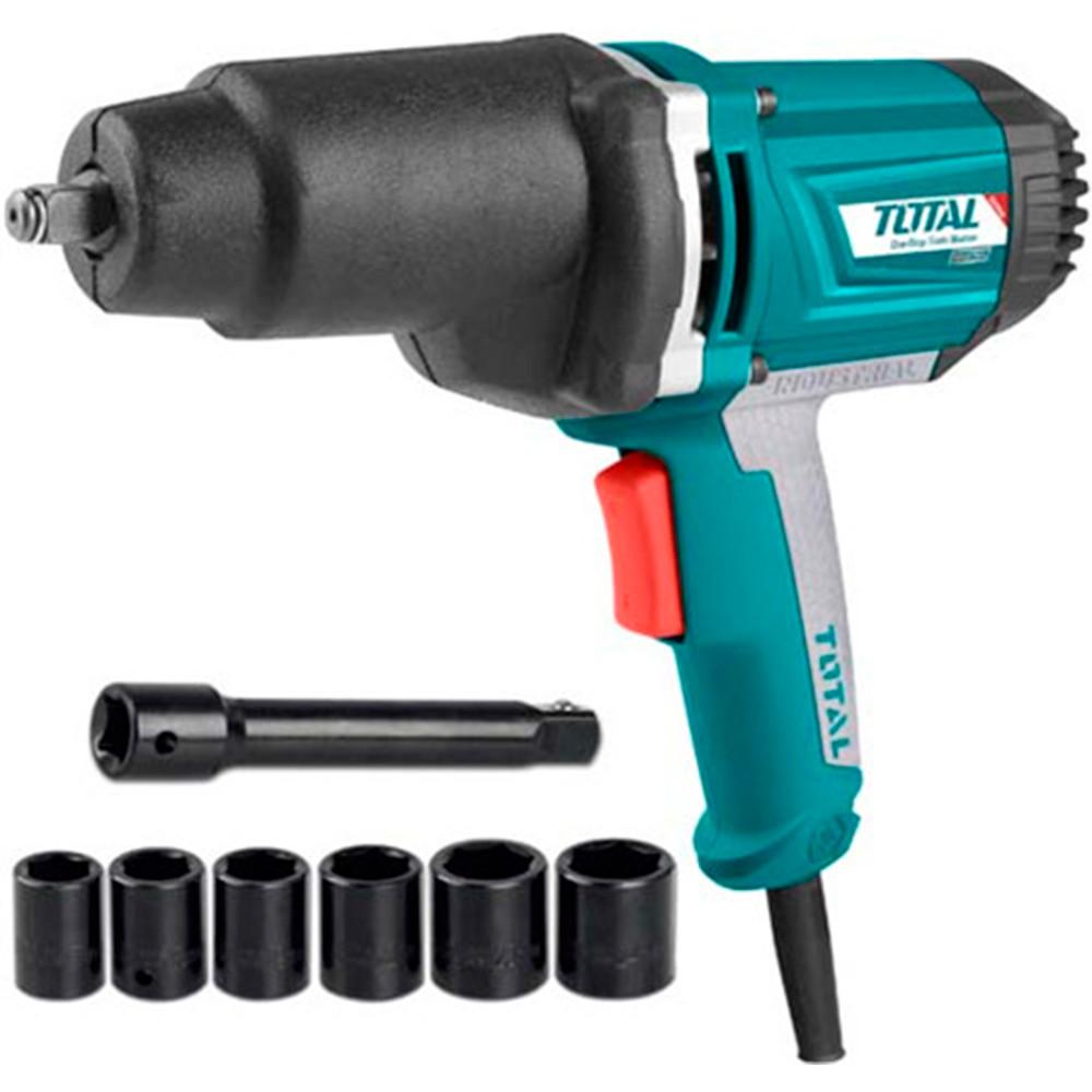 Pistola Impacto Electrica 1050W 120V Industrial Caja De Engranajes En Aluminio 550Nm Total Utiw10101